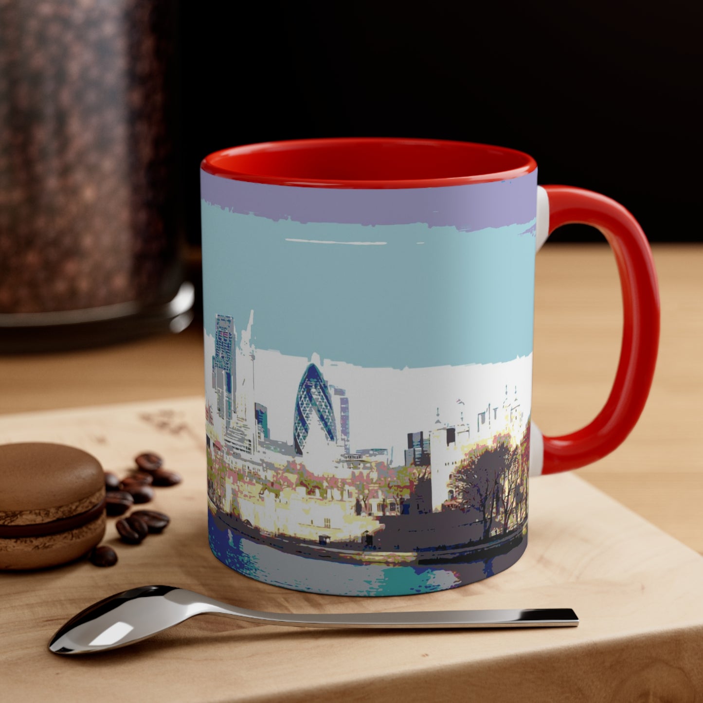 BarcelonaC-4 Accent Coffee Mug, 11oz