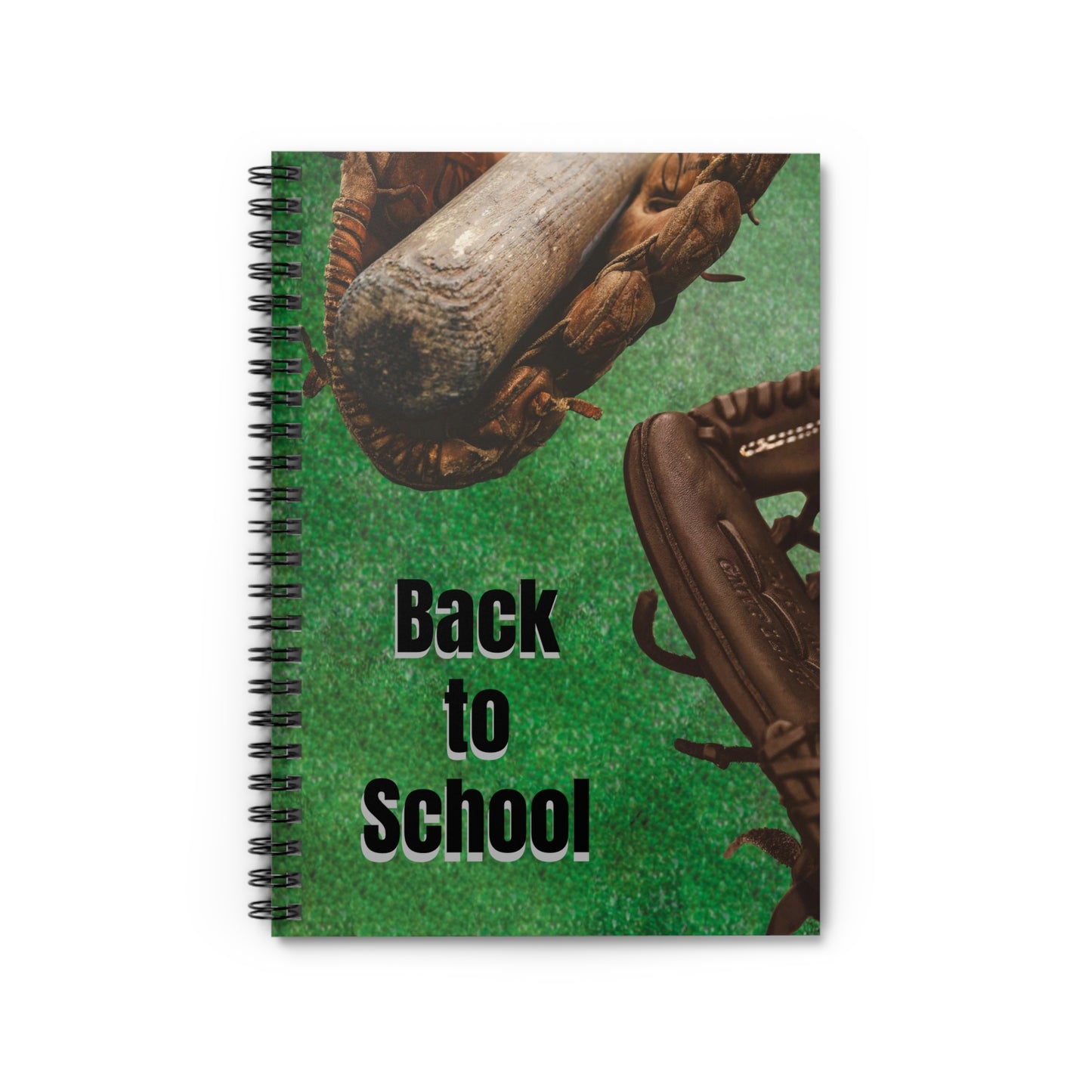 % BaseBall-2 Spiral Notebook - Ruled Line