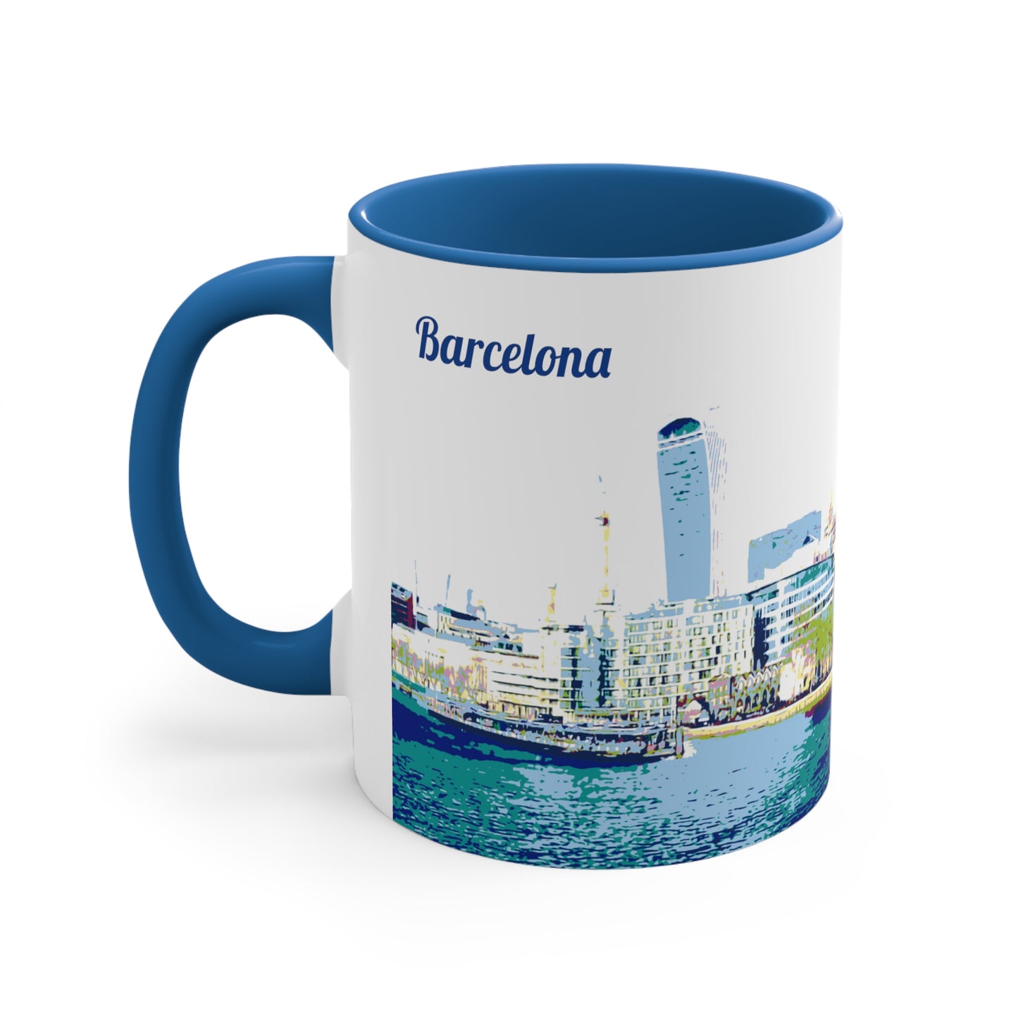 BarcelonaC-3 Accent Coffee Mug, 11oz