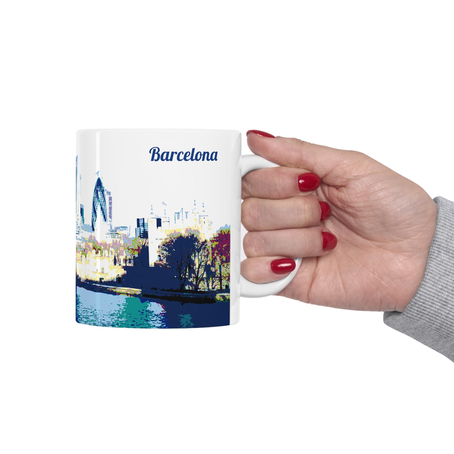 Barcelona-2 Ceramic Mug 11oz