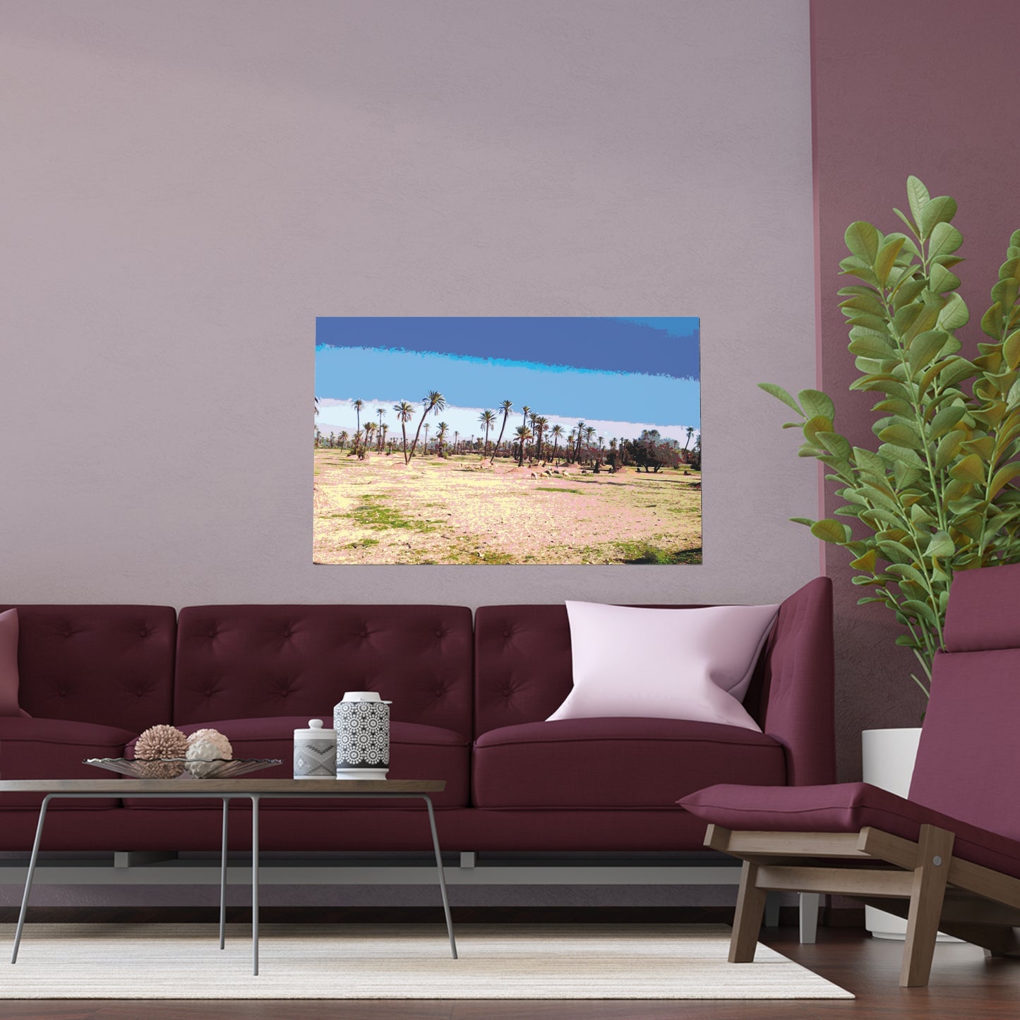 Desert-HP Indoor and Outdoor Silk Posters