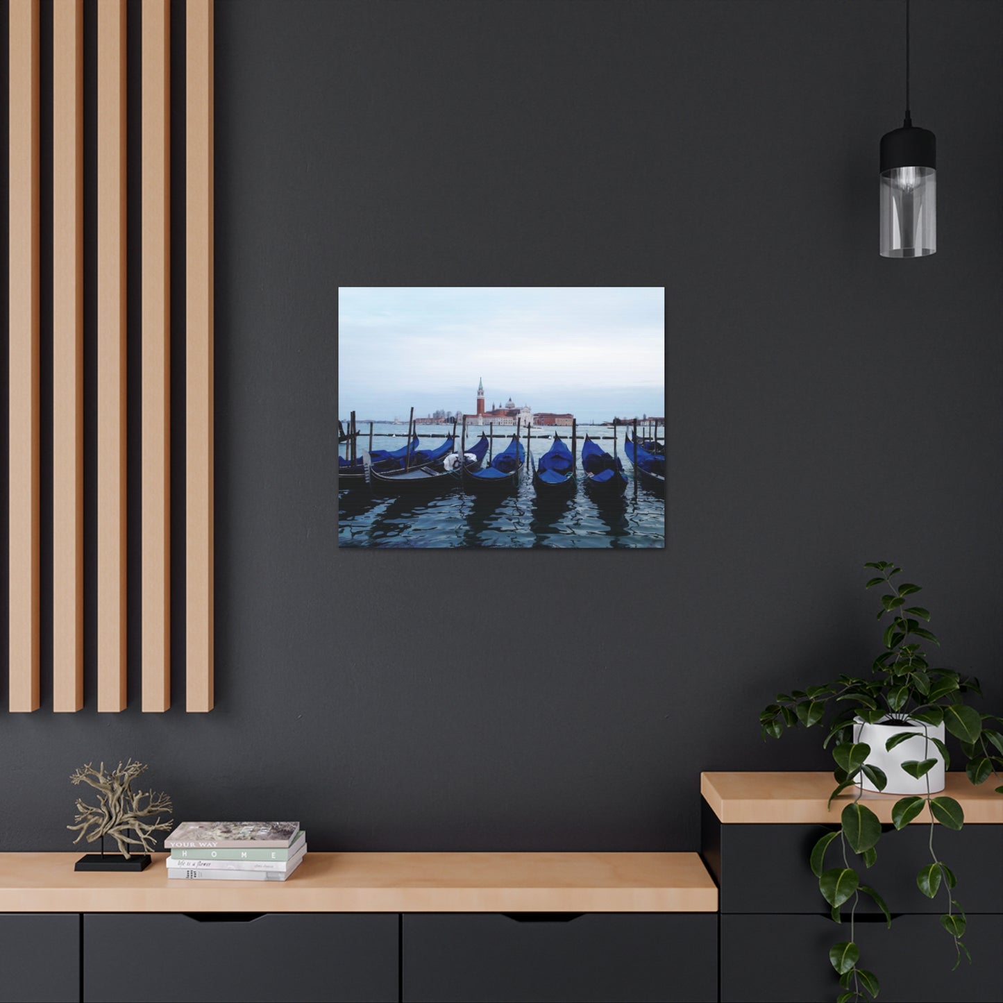 Boat-Venice Canvas Gallery Wraps