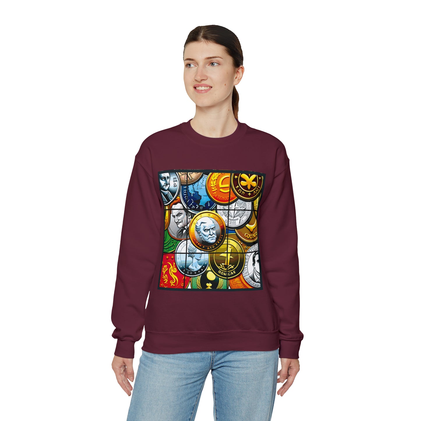 NINE Unisex Heavy Blend™ Crewneck Sweatshirt