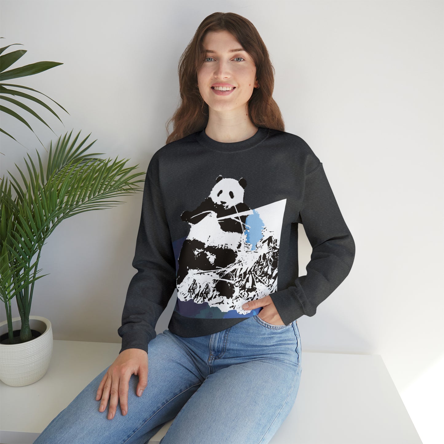 CP-Panda Unisex Heavy Blend™ Crewneck Sweatshirt