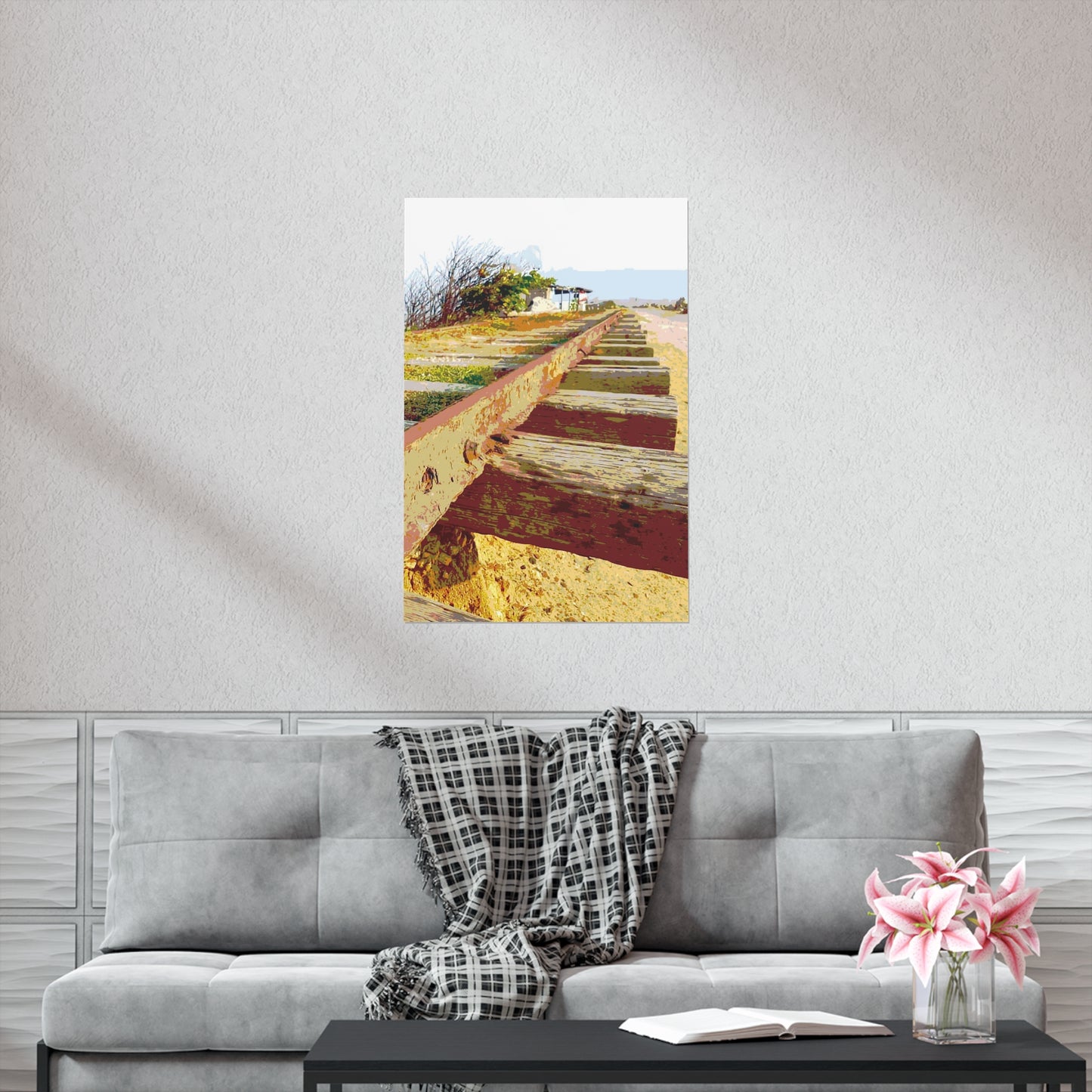 Train Tracks-5 Premium Matte Vertical Posters