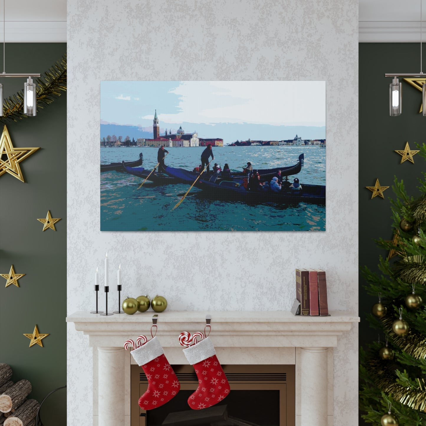 Boat-Venice-6 Canvas Gallery Wraps