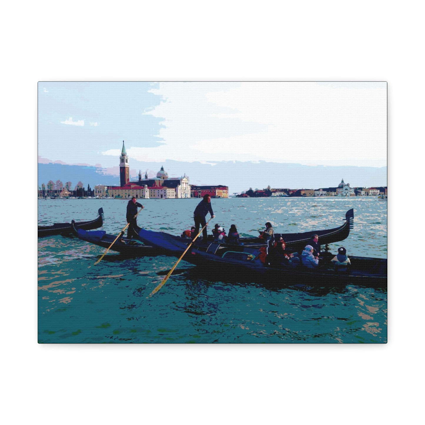 Boat-Venice-6 Canvas Gallery Wraps