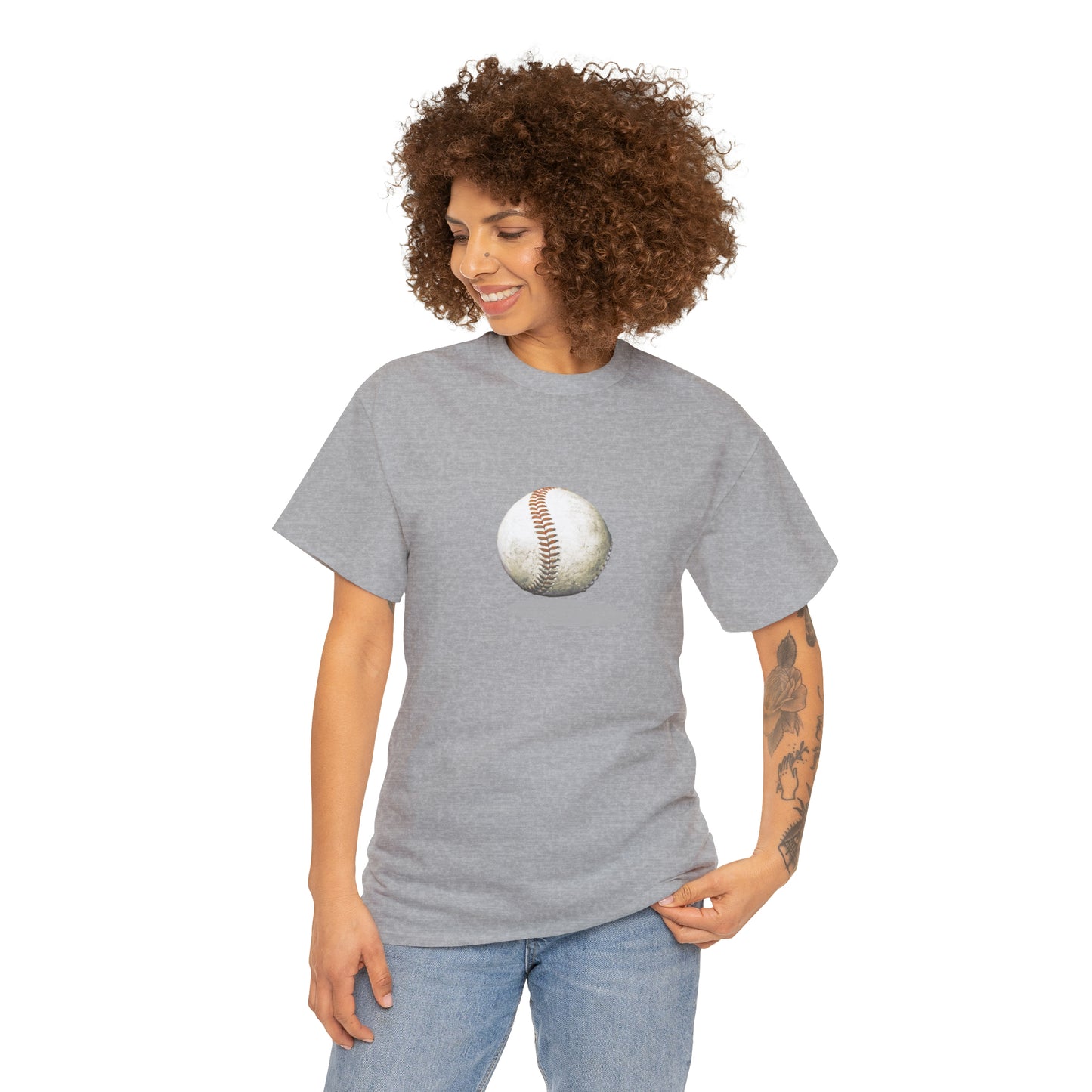 BaseBall Unisex Heavy Cotton Tee