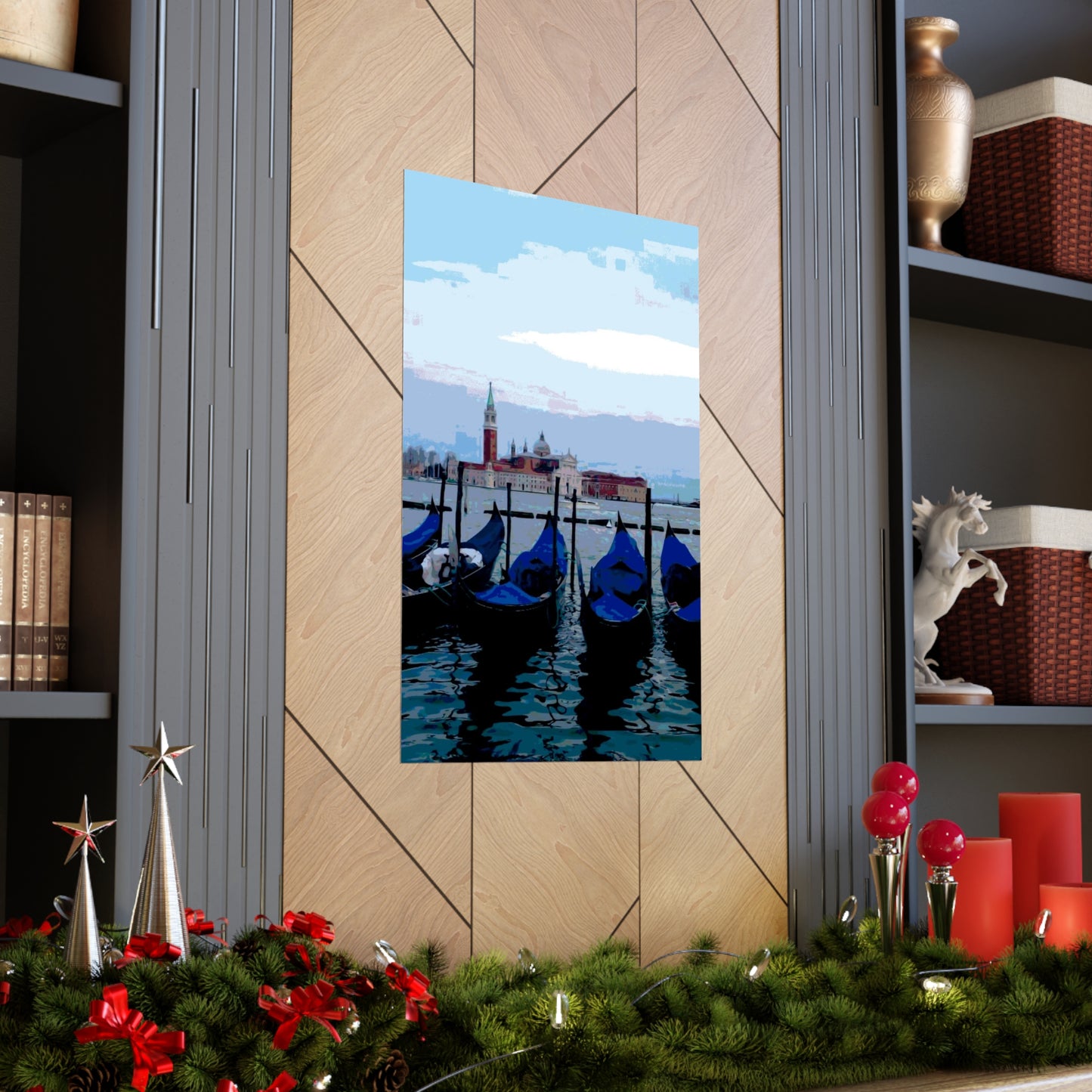Boat-Venice-9 Premium Matte Vertical Posters