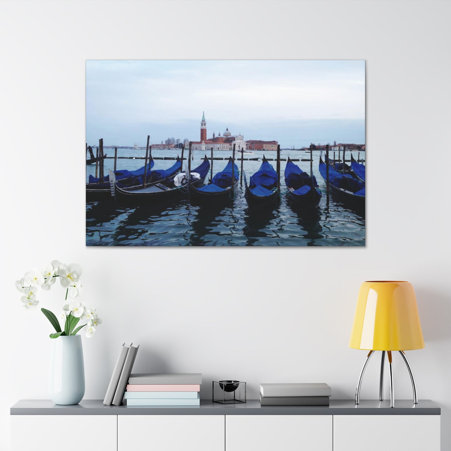 Boat-Venice Canvas Gallery Wraps