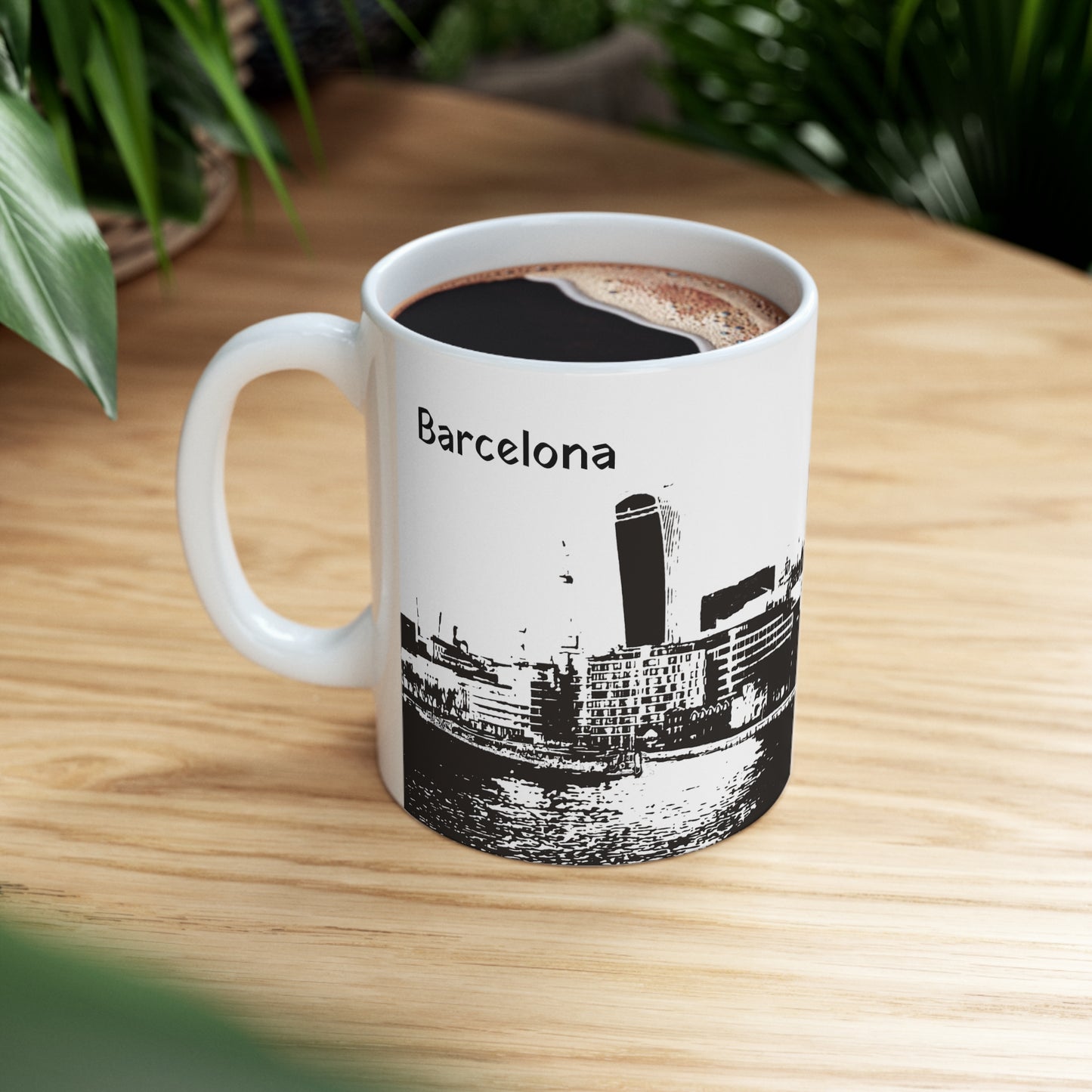 Barcelona-3 Ceramic Mug 11oz