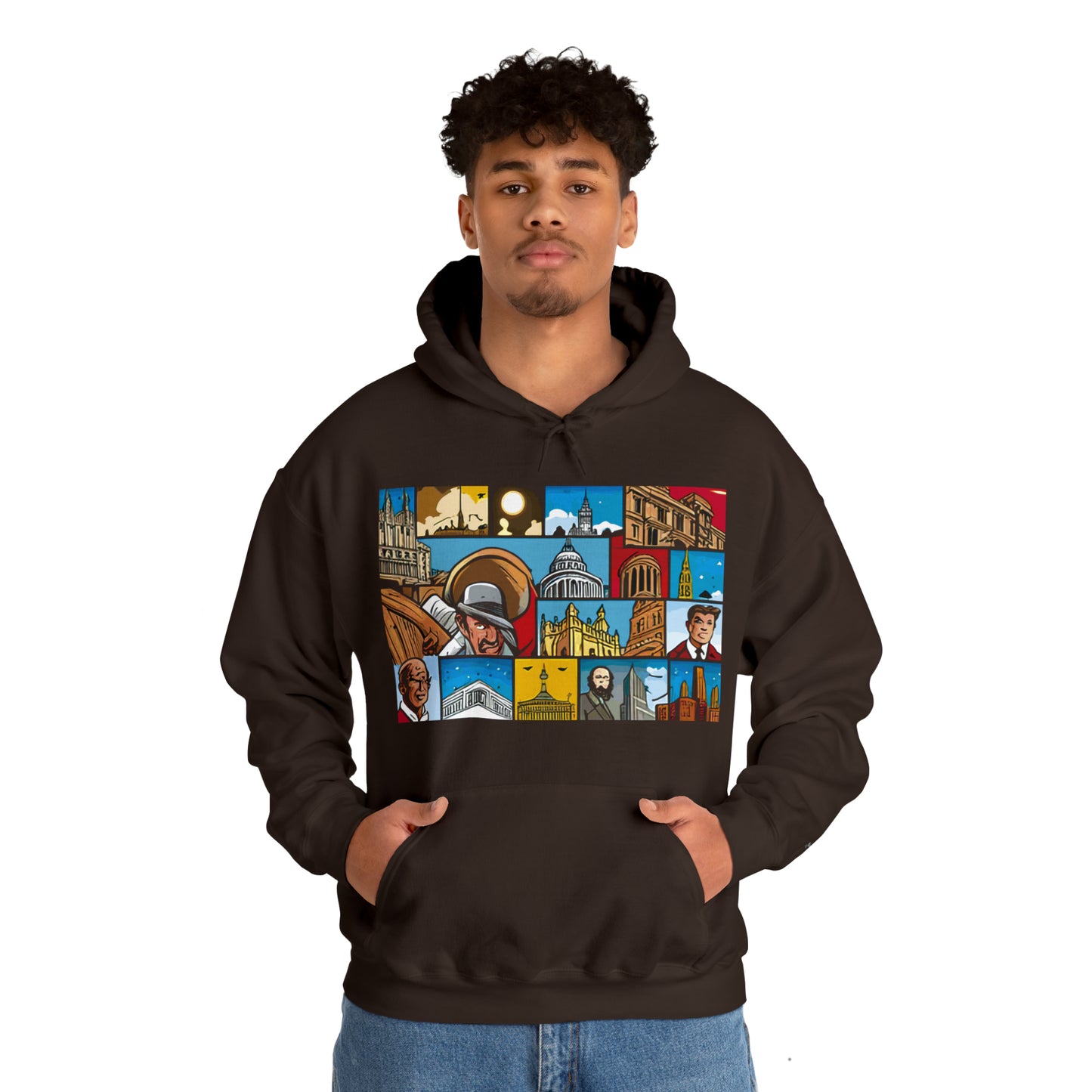 TWO Unisex Heavy Blend™ Hooded Sweatshirt