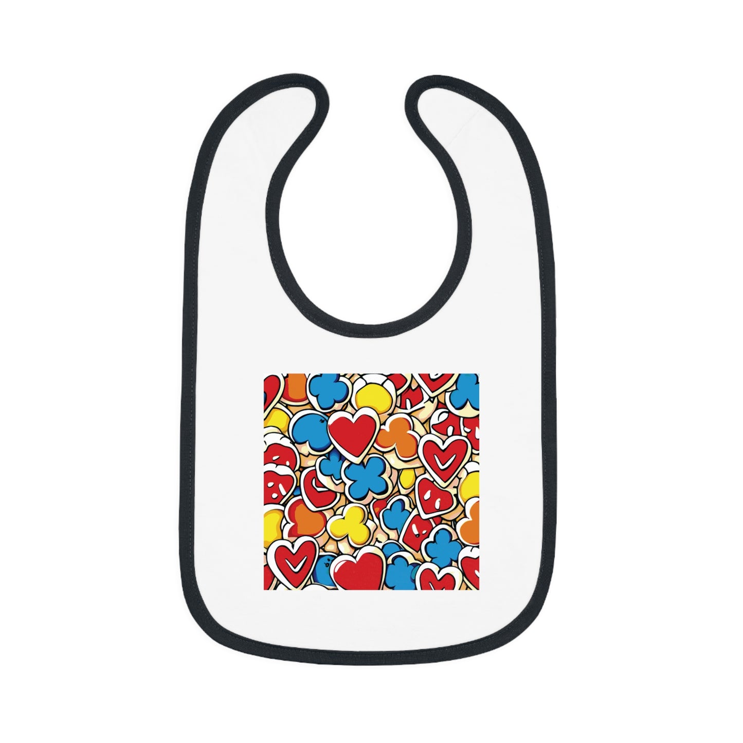 BB-29 Baby Contrast Trim Jersey Bib