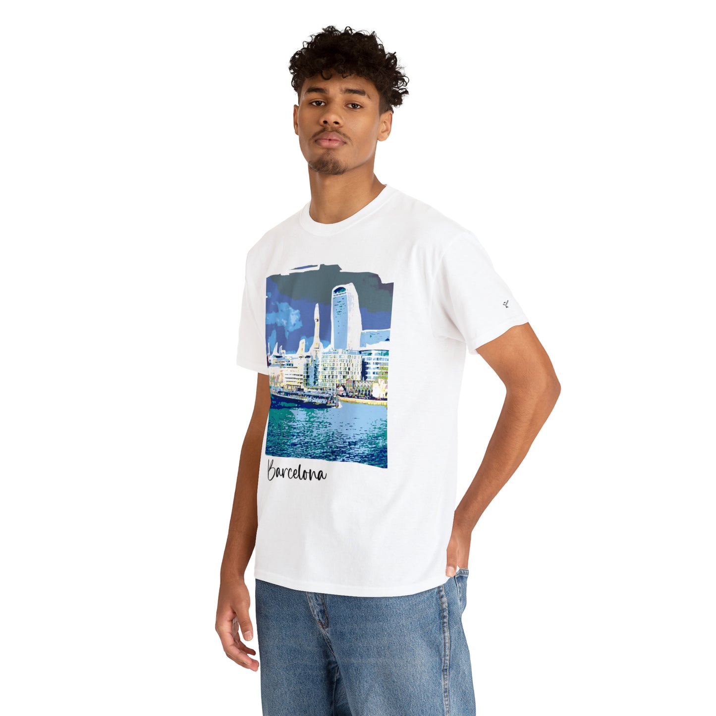 CP-BarcelonaC Unisex Heavy Cotton Tee