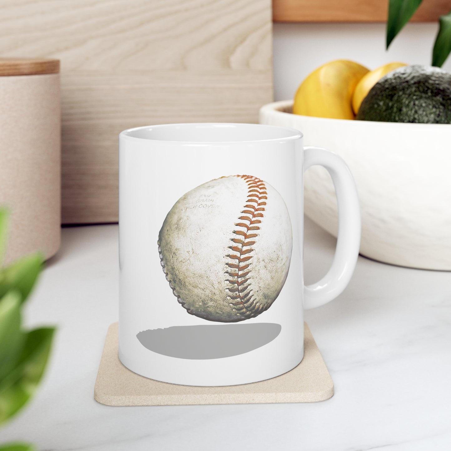 BaseBall-2 Ceramic Mug 11oz