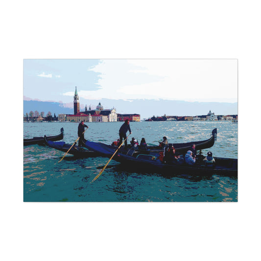 Boat-Venice-6 Canvas Gallery Wraps