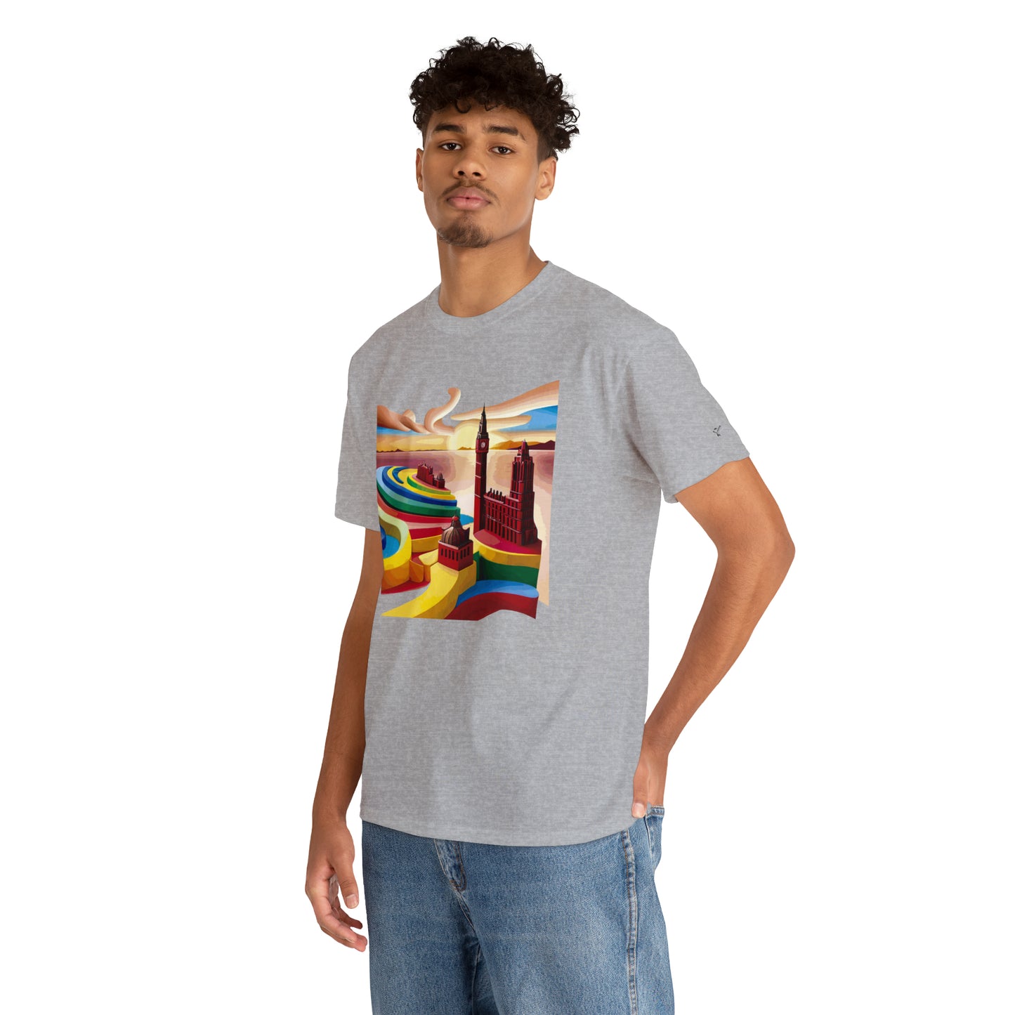 THREEp1 Unisex Heavy Cotton Tee