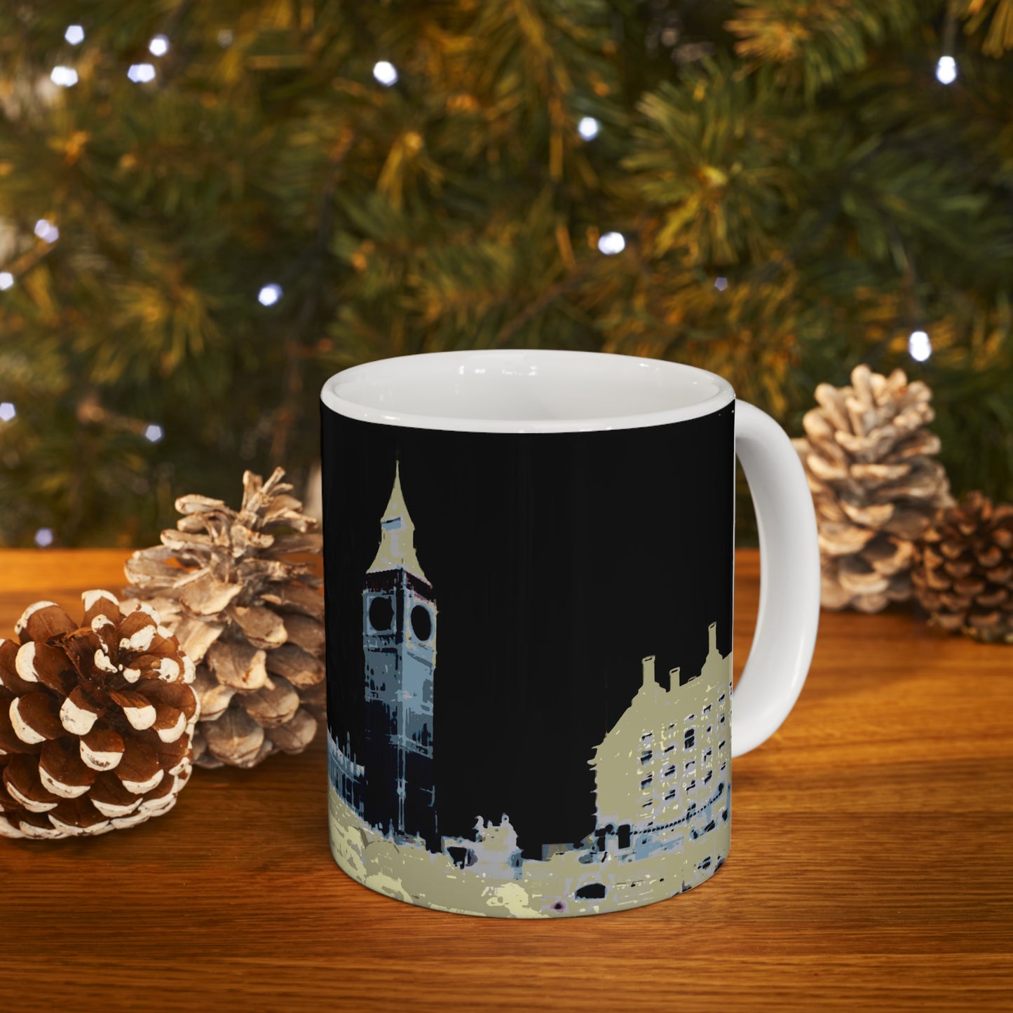 London-3 Ceramic Mug 11oz