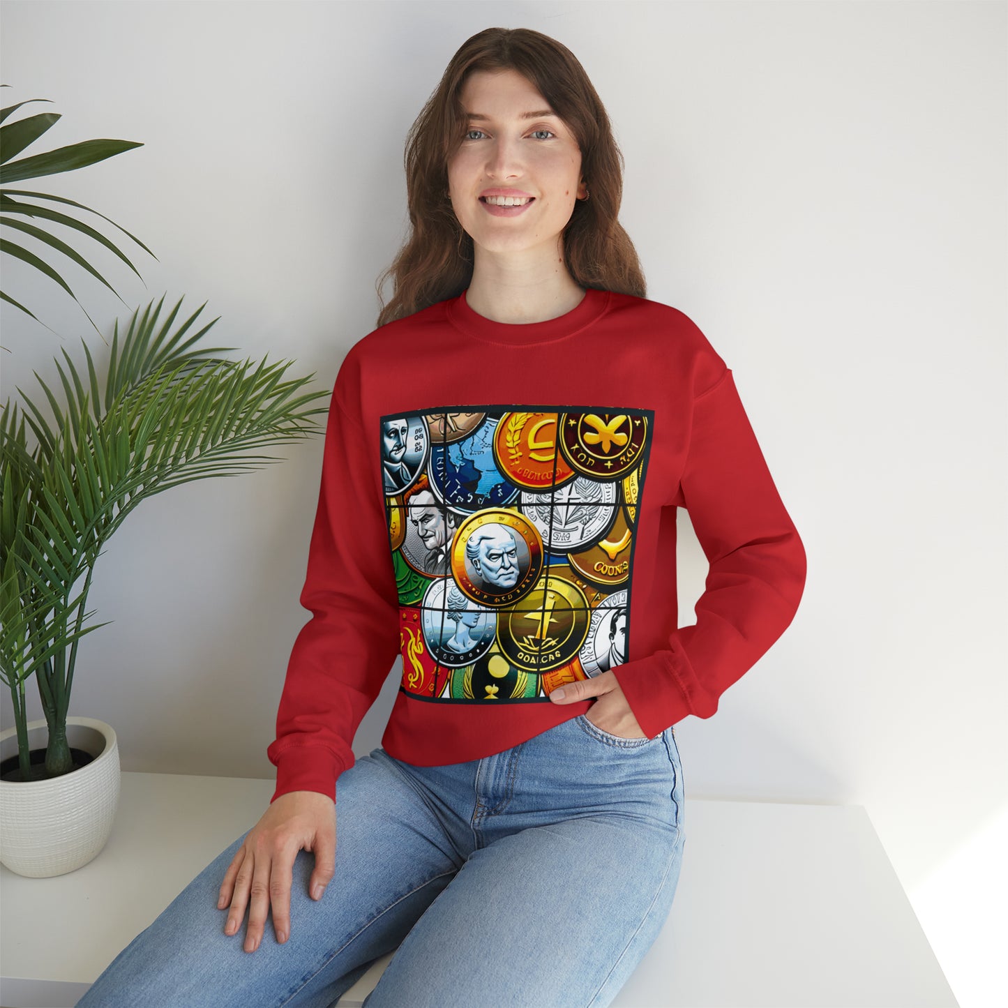 NINE Unisex Heavy Blend™ Crewneck Sweatshirt