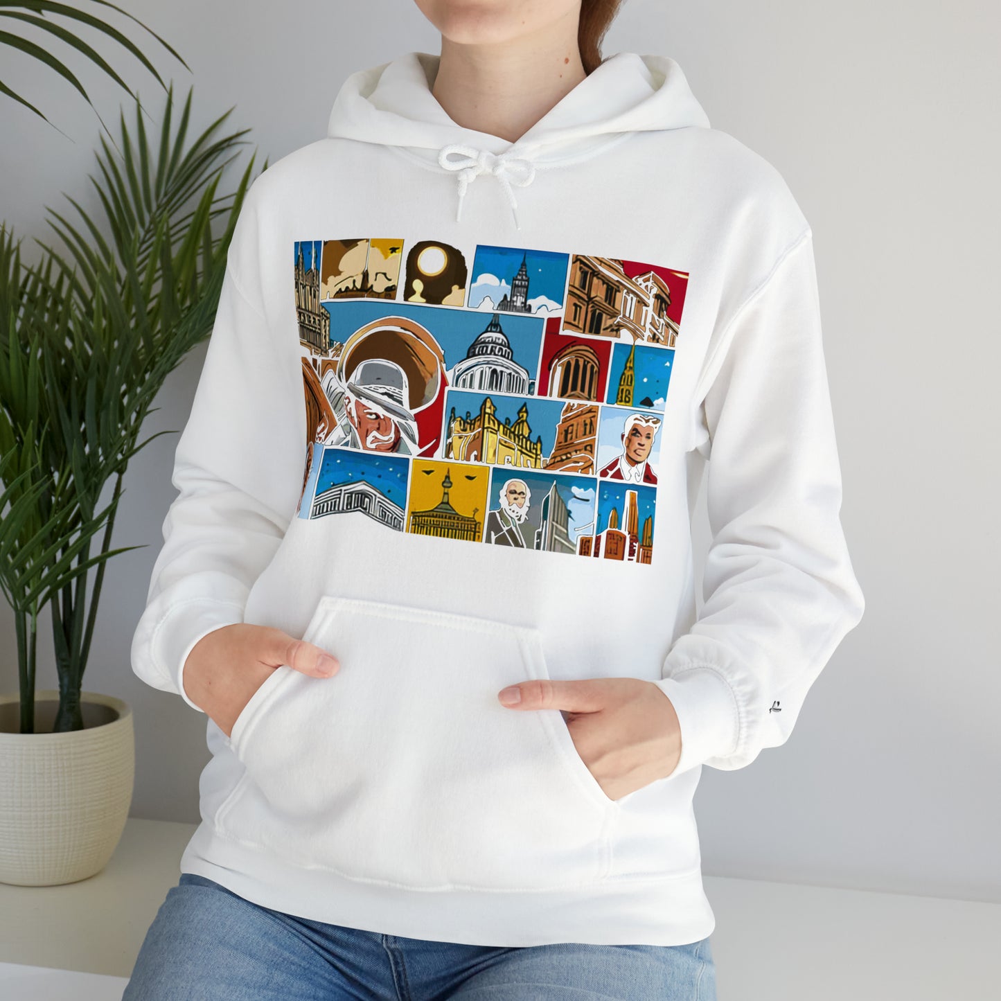 TWO Unisex Heavy Blend™ Hooded Sweatshirt