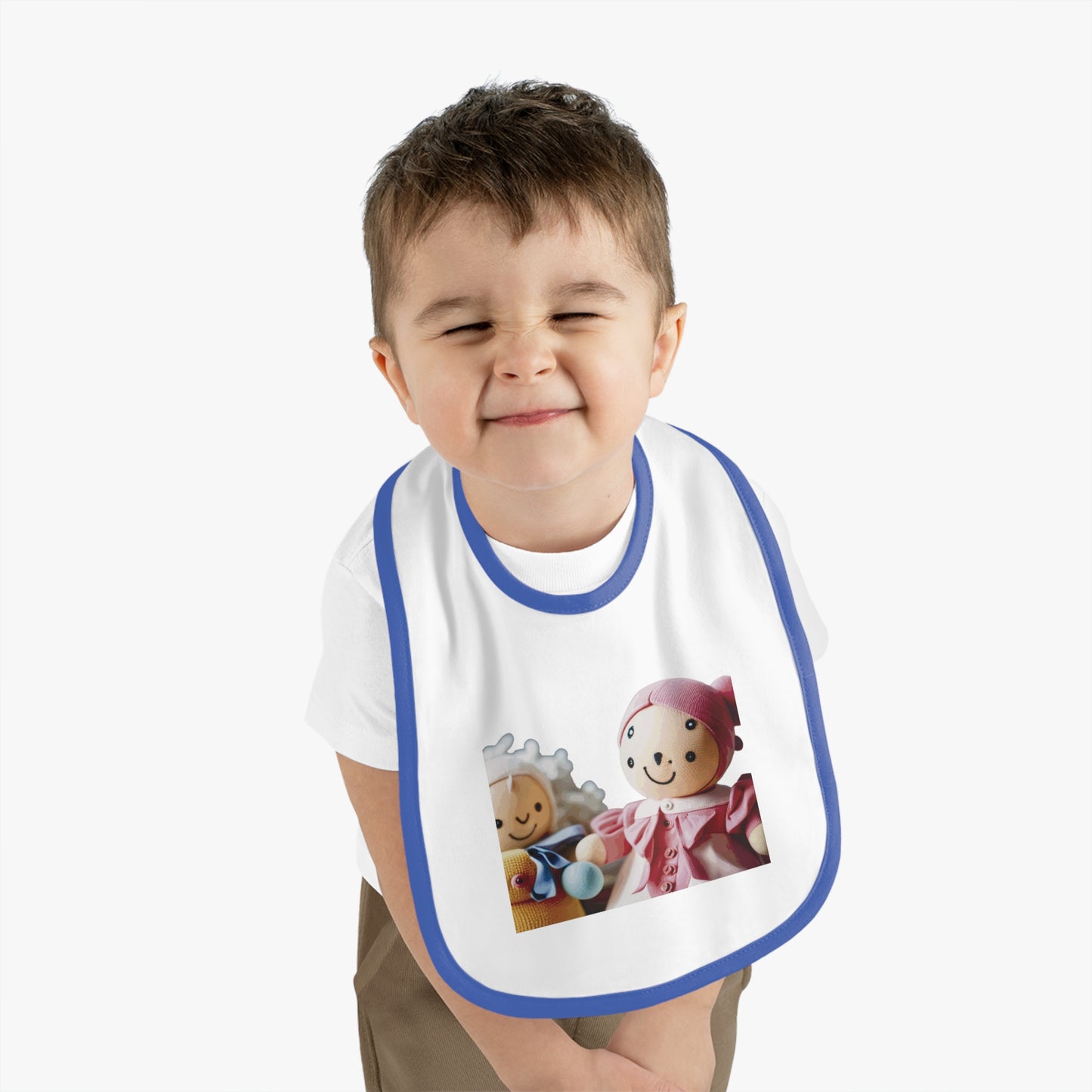 BB-50 Baby Contrast Trim Jersey Bib