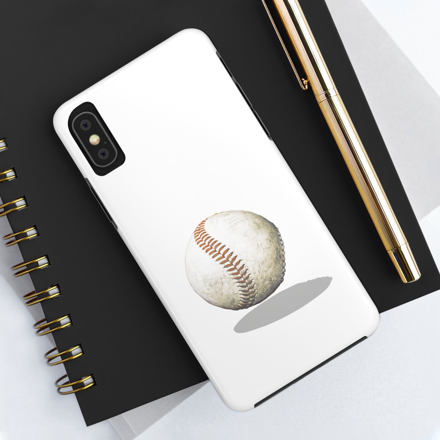 BaseBall-2 Tough iPhone Cases