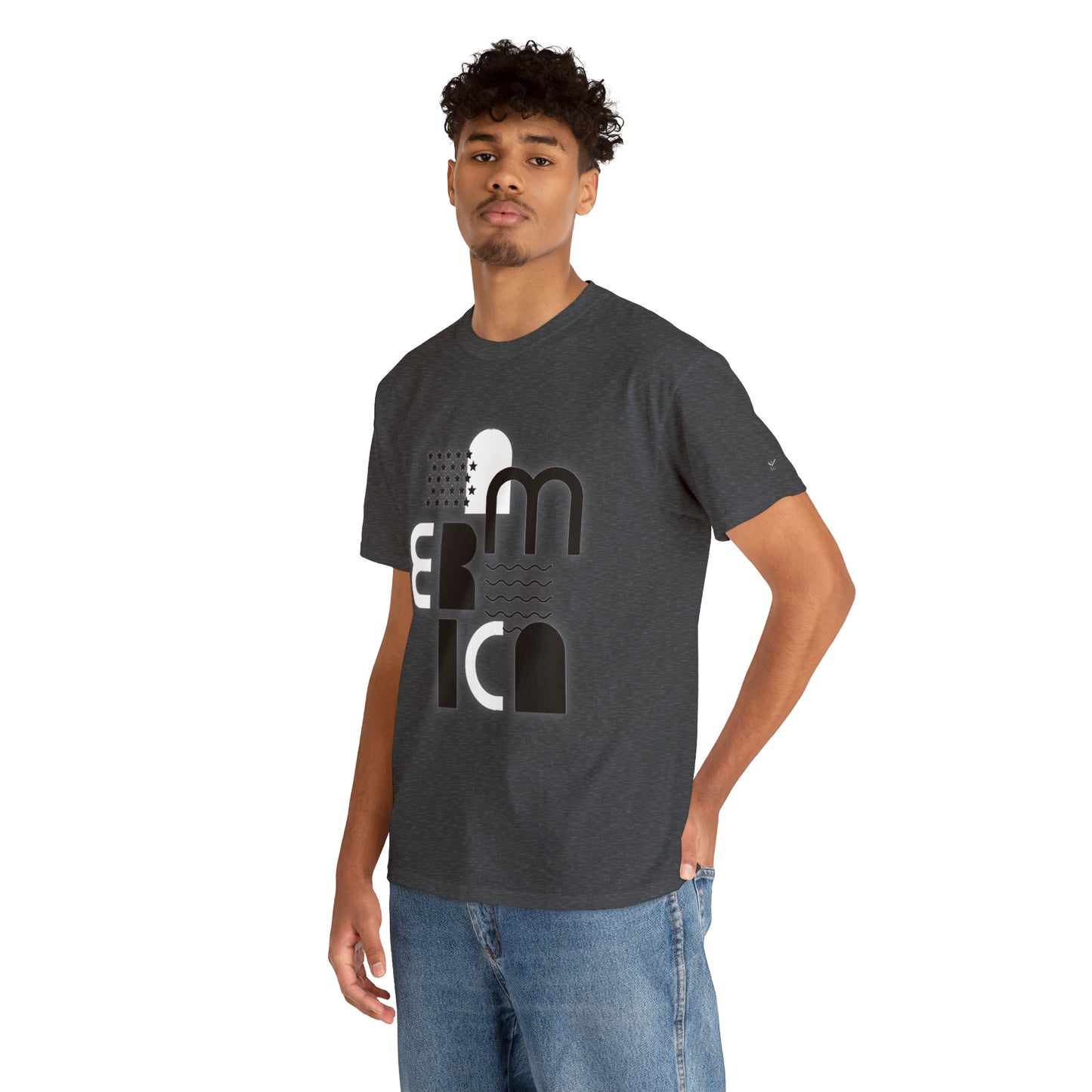 AMERICA Unisex Heavy Cotton Tee