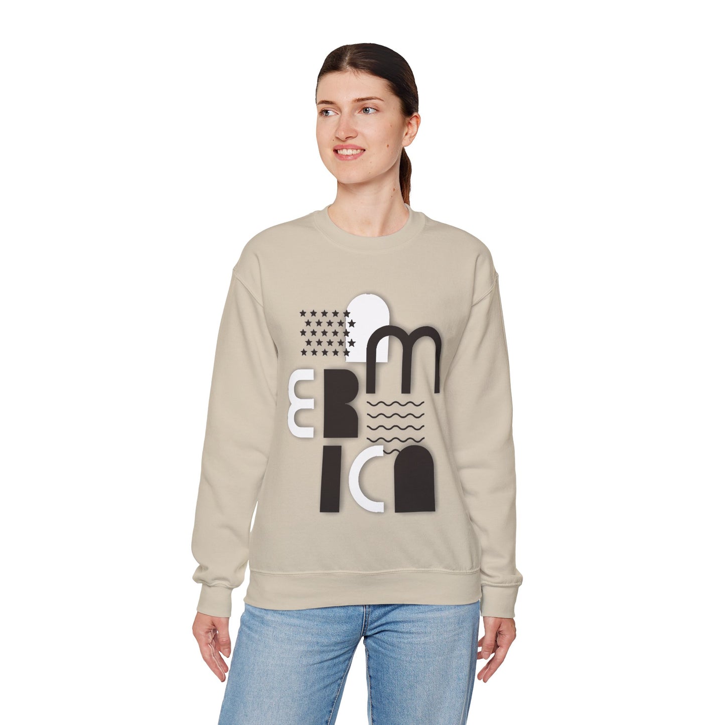 % AMERICA Unisex Heavy Blend™ Crewneck Sweatshirt