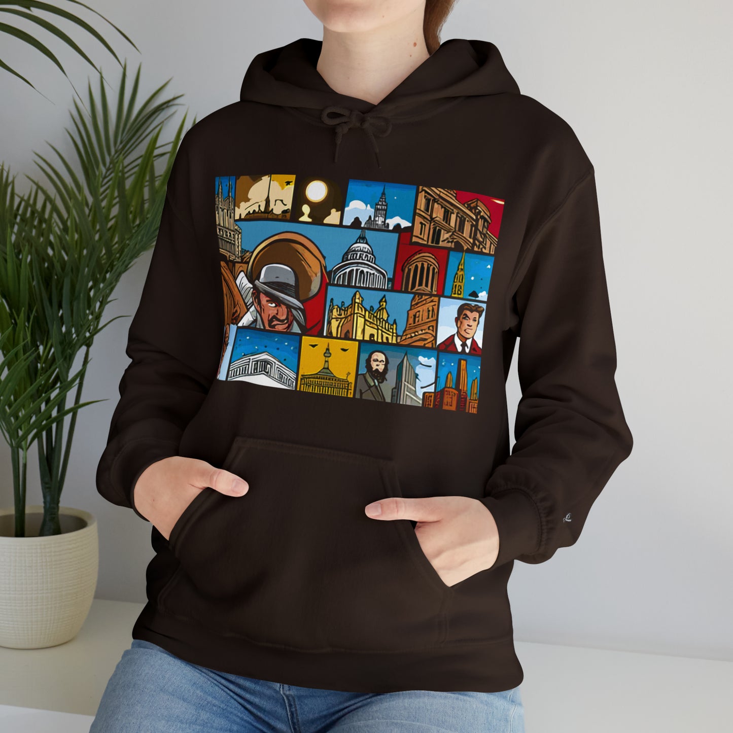 TWO Unisex Heavy Blend™ Hooded Sweatshirt