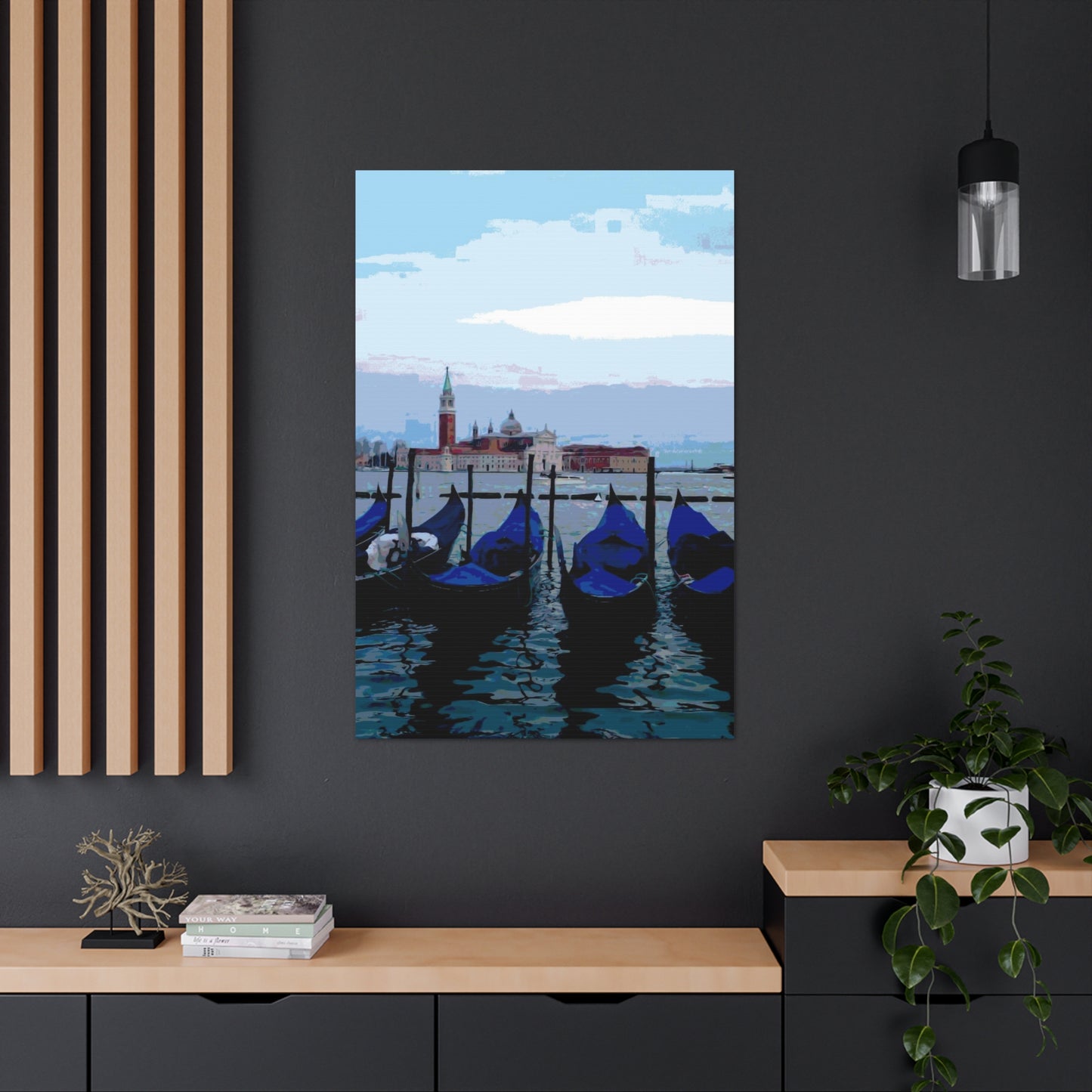 Boat Venice-8 Canvas Gallery Wraps