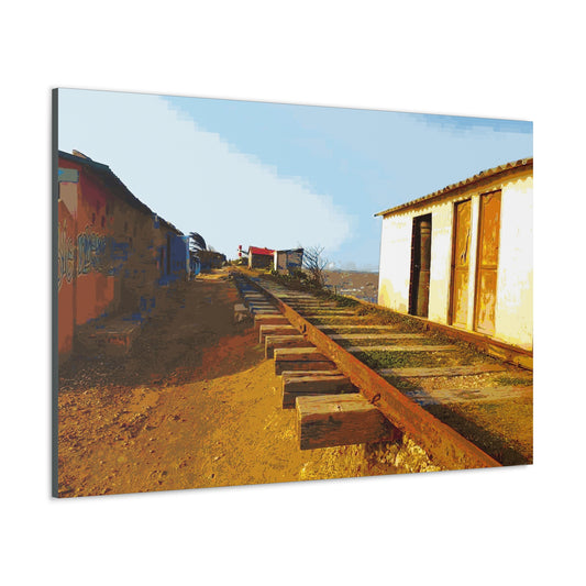 Train tracks-2 Canvas Gallery Wraps