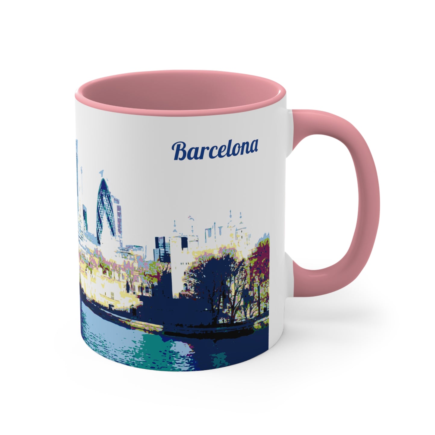 BarcelonaC-3 Accent Coffee Mug, 11oz