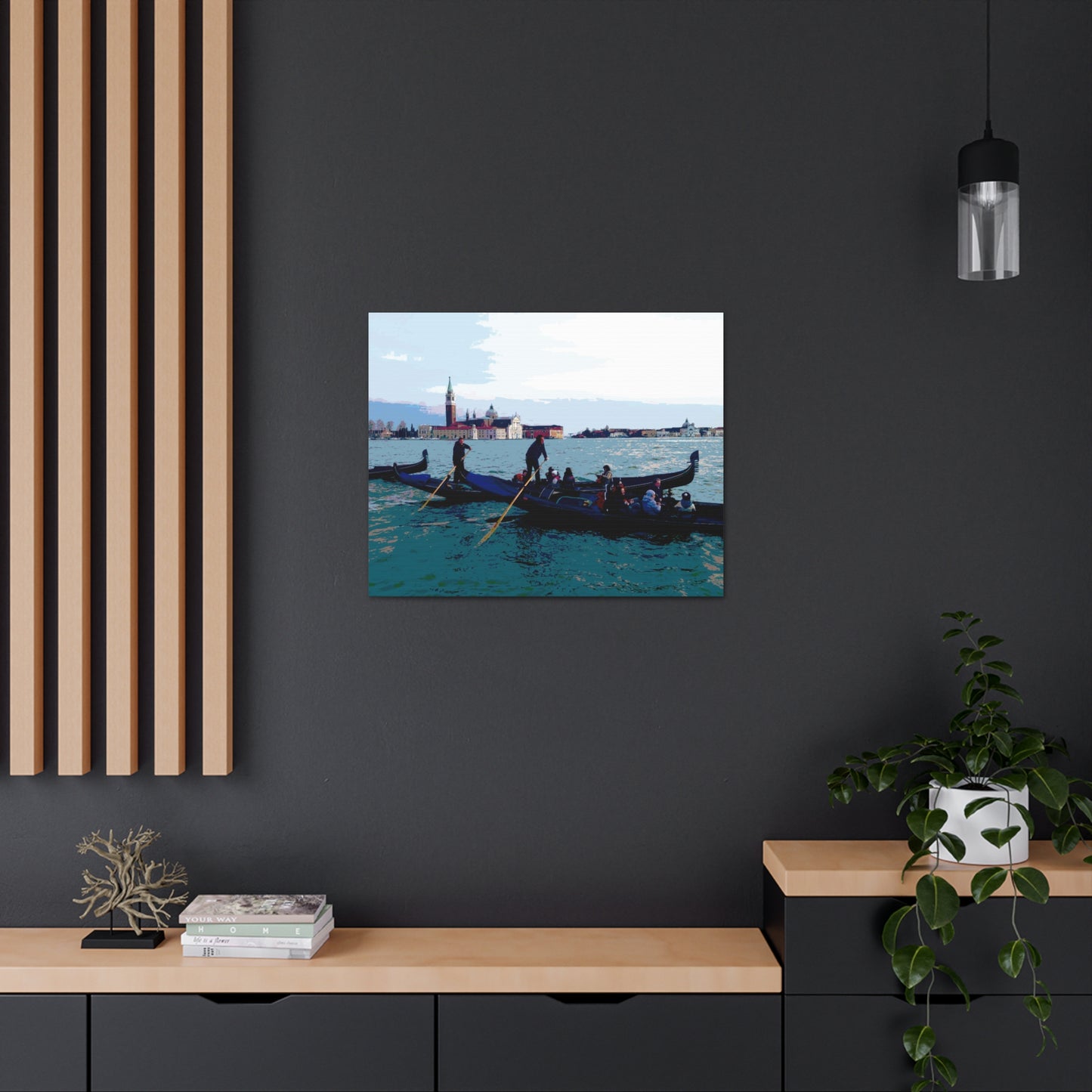 Boat-Venice-6 Canvas Gallery Wraps