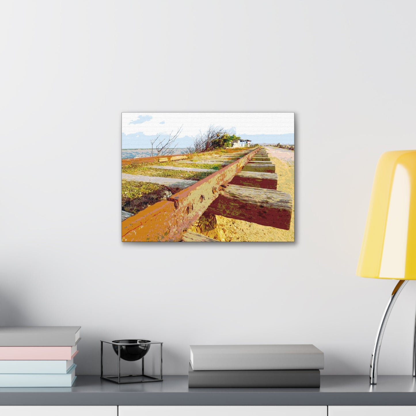 Train tracks Canvas Gallery Wraps