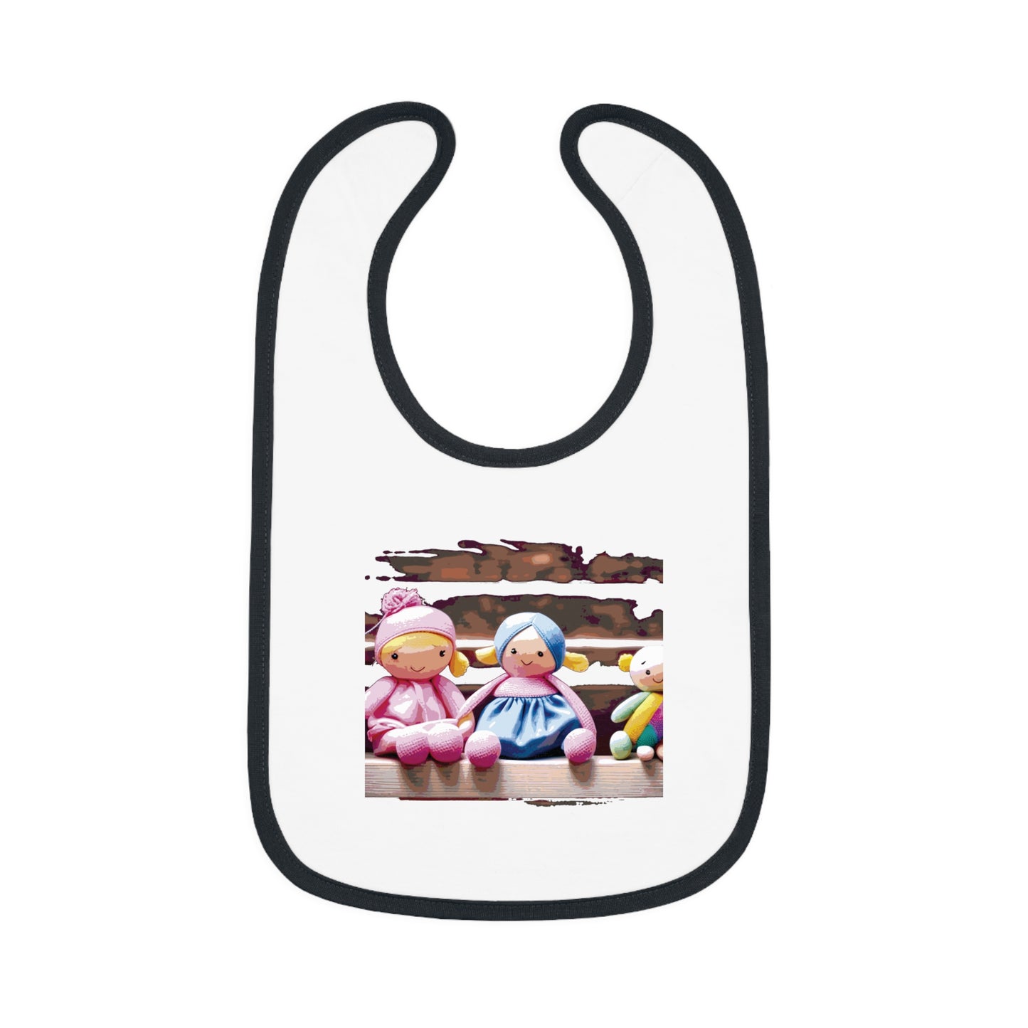 BB-51.1 Baby Contrast Trim Jersey Bib