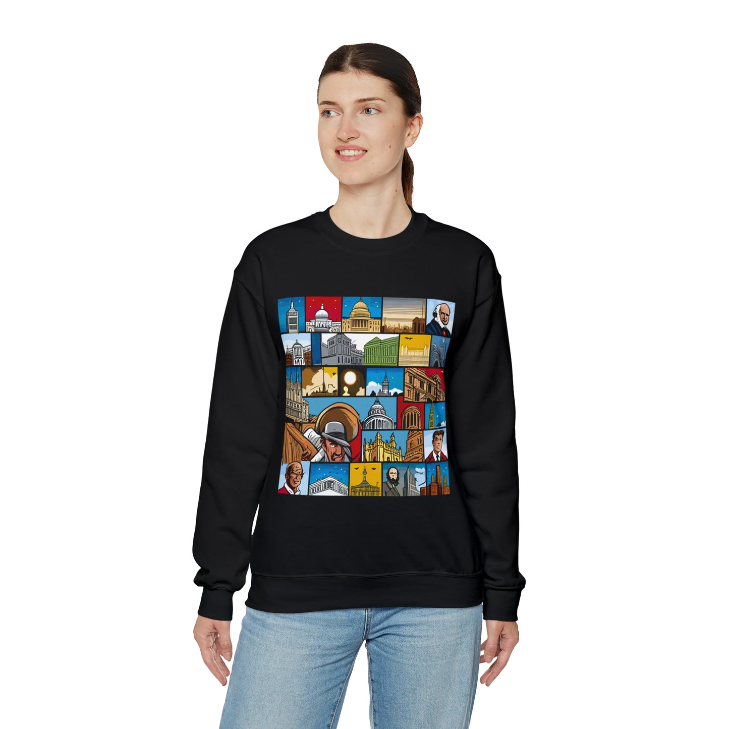 TWO Unisex Heavy Blend™ Crewneck Sweatshirt