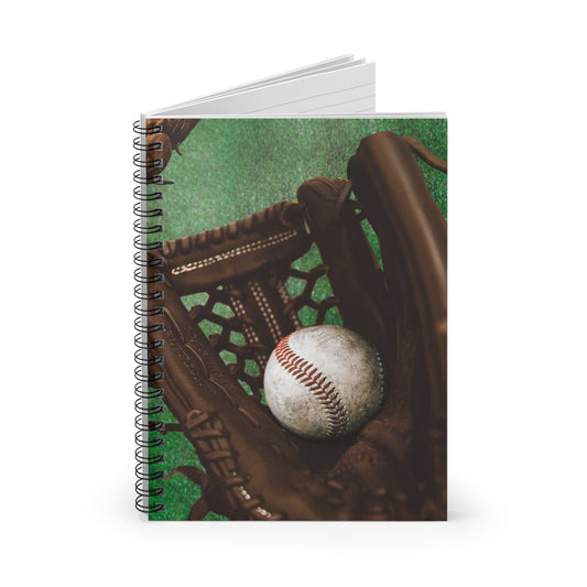 BaseBall Spiral Notebook - Ruled Line