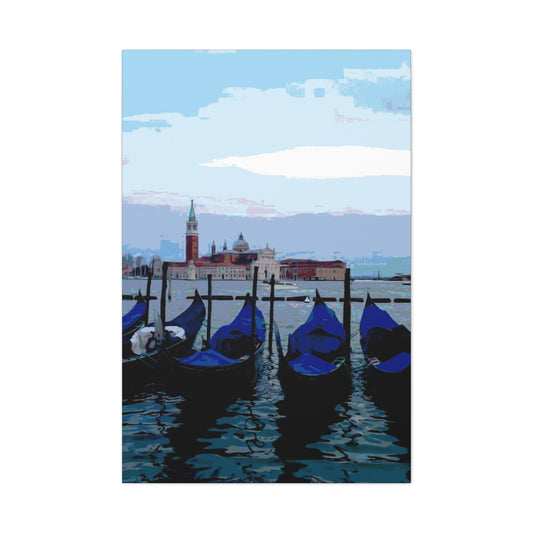 Boat Venice-8 Canvas Gallery Wraps