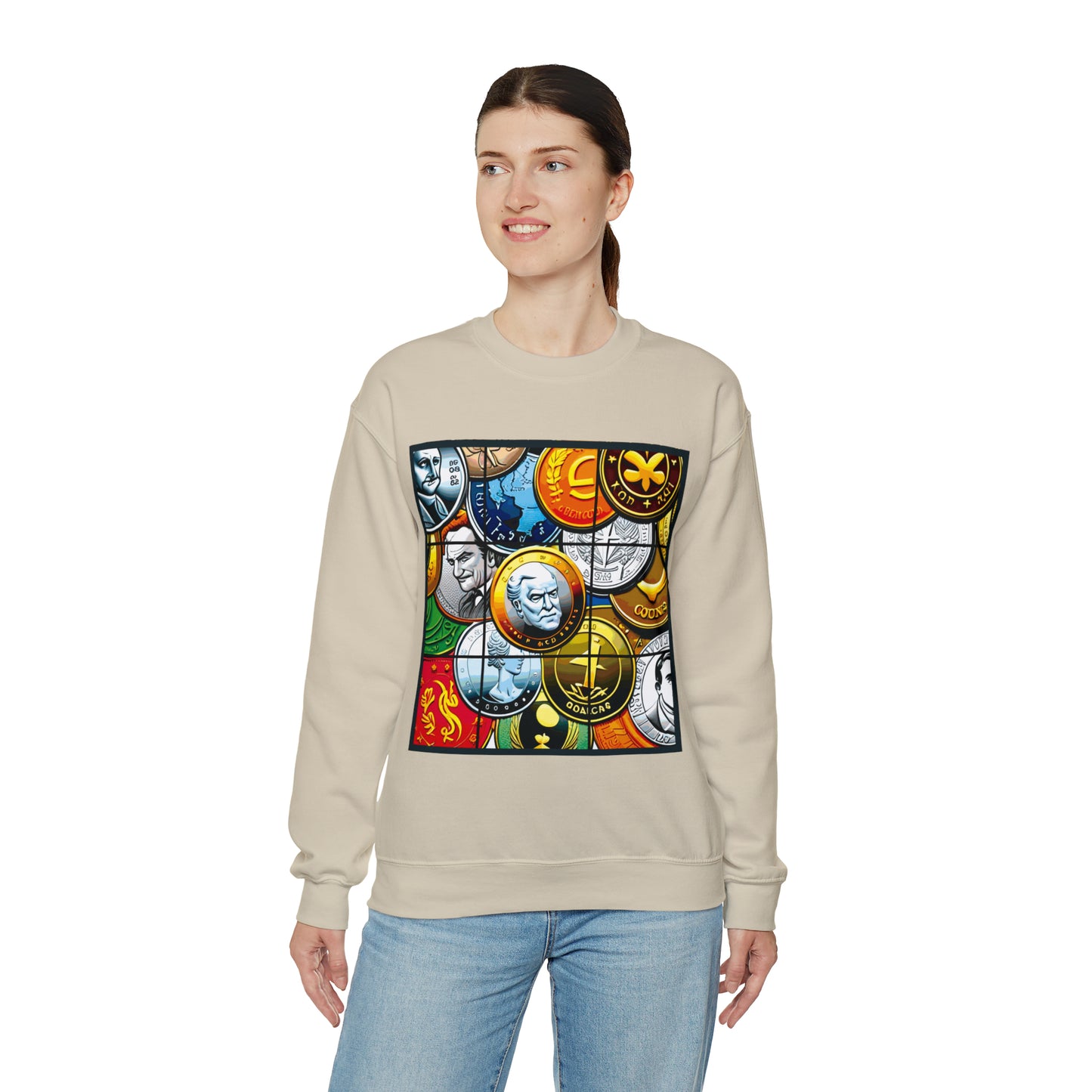 NINE Unisex Heavy Blend™ Crewneck Sweatshirt