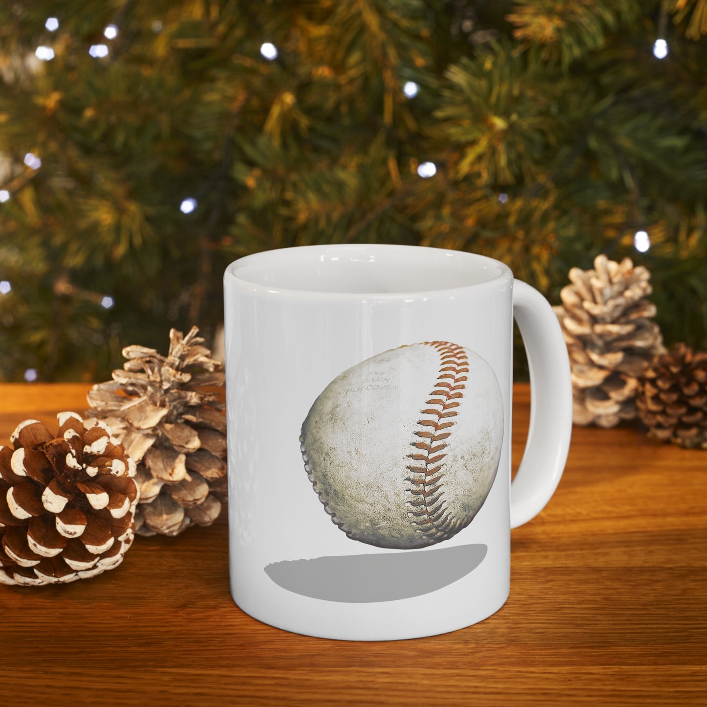 BaseBall-2 Ceramic Mug 11oz