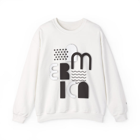 % AMERICA Unisex Heavy Blend™ Crewneck Sweatshirt