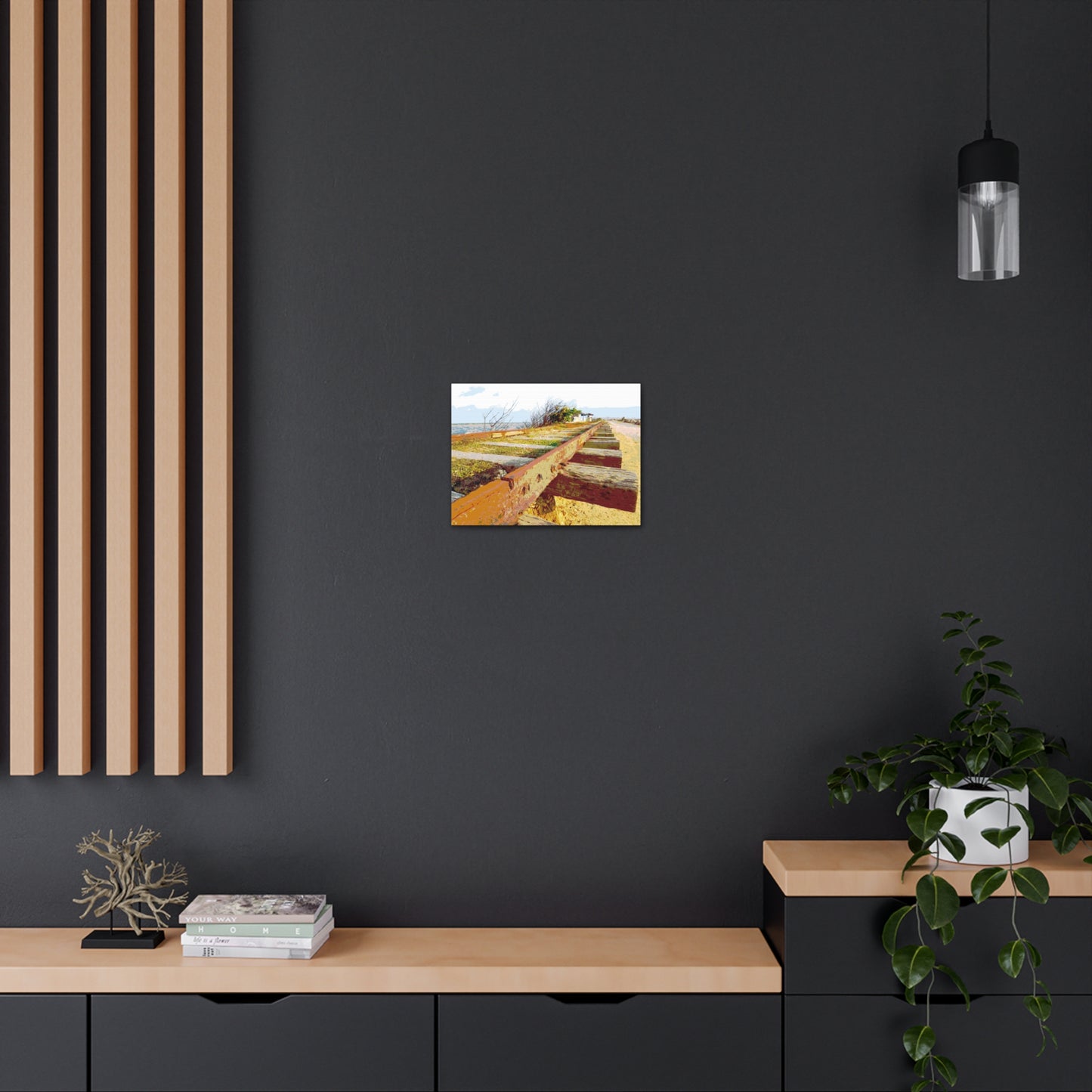 Train tracks Canvas Gallery Wraps