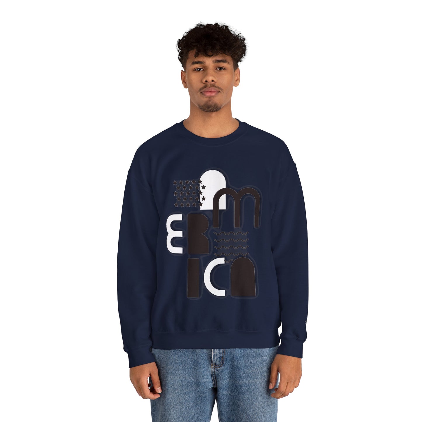 % AMERICA Unisex Heavy Blend™ Crewneck Sweatshirt