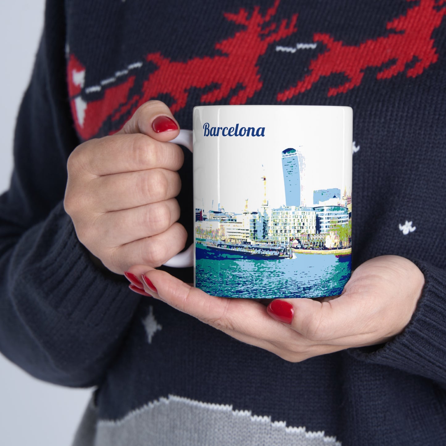 Barcelona-2 Ceramic Mug 11oz