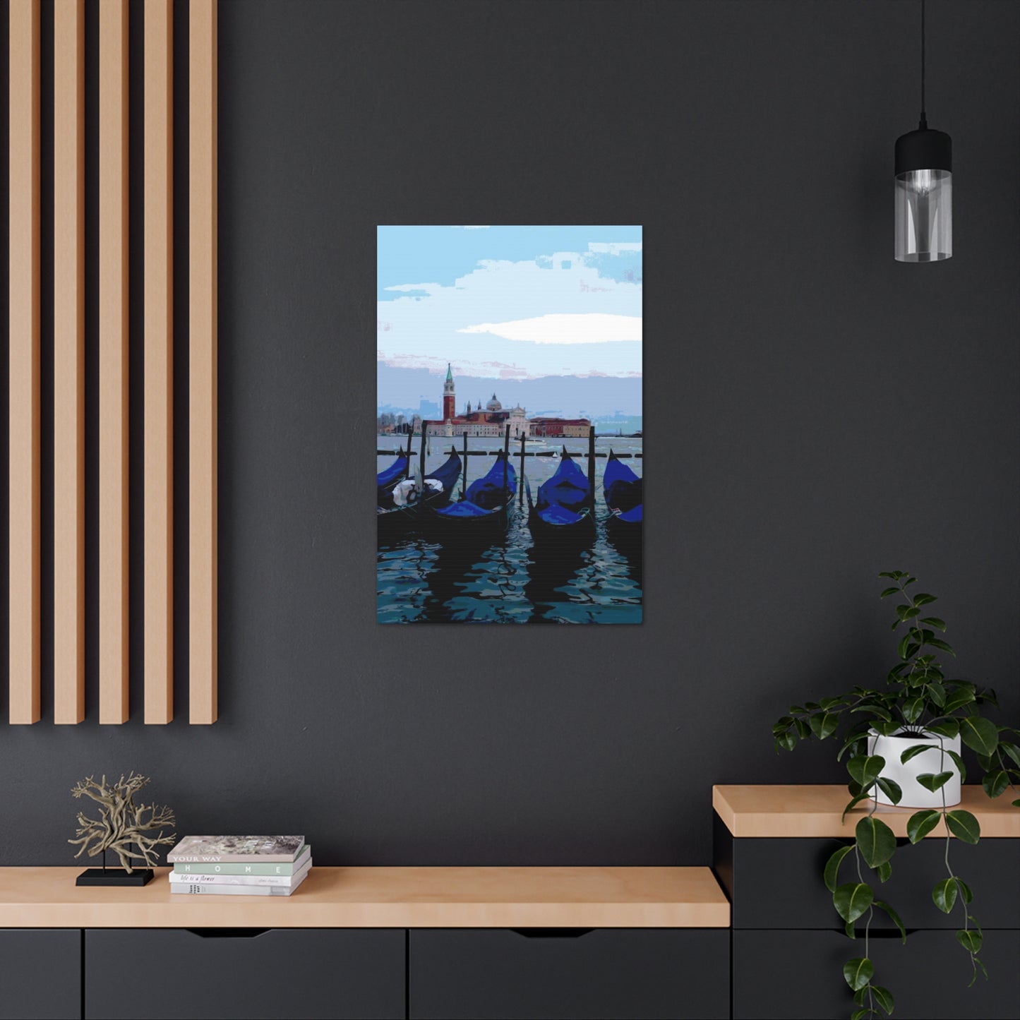 Boat Venice-8 Canvas Gallery Wraps