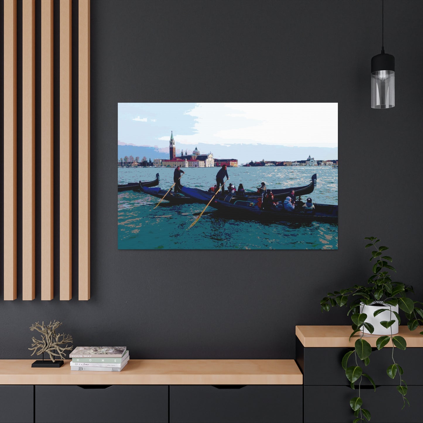 Boat-Venice-6 Canvas Gallery Wraps