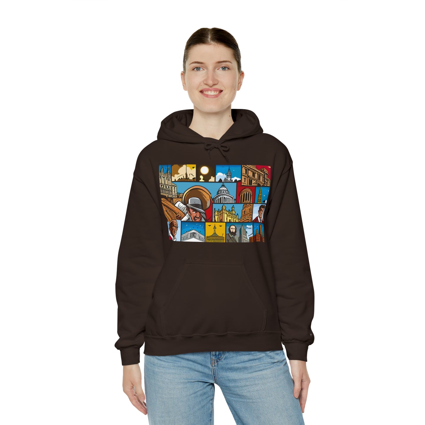 TWO Unisex Heavy Blend™ Hooded Sweatshirt