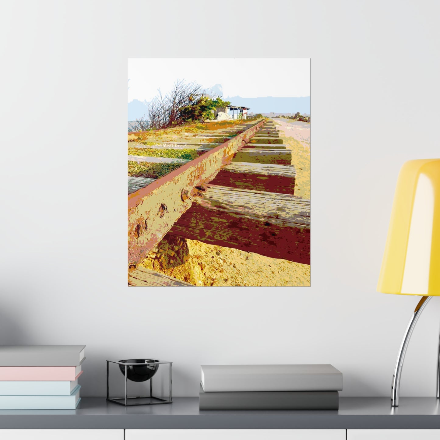 Train Tracks-5 Premium Matte Vertical Posters