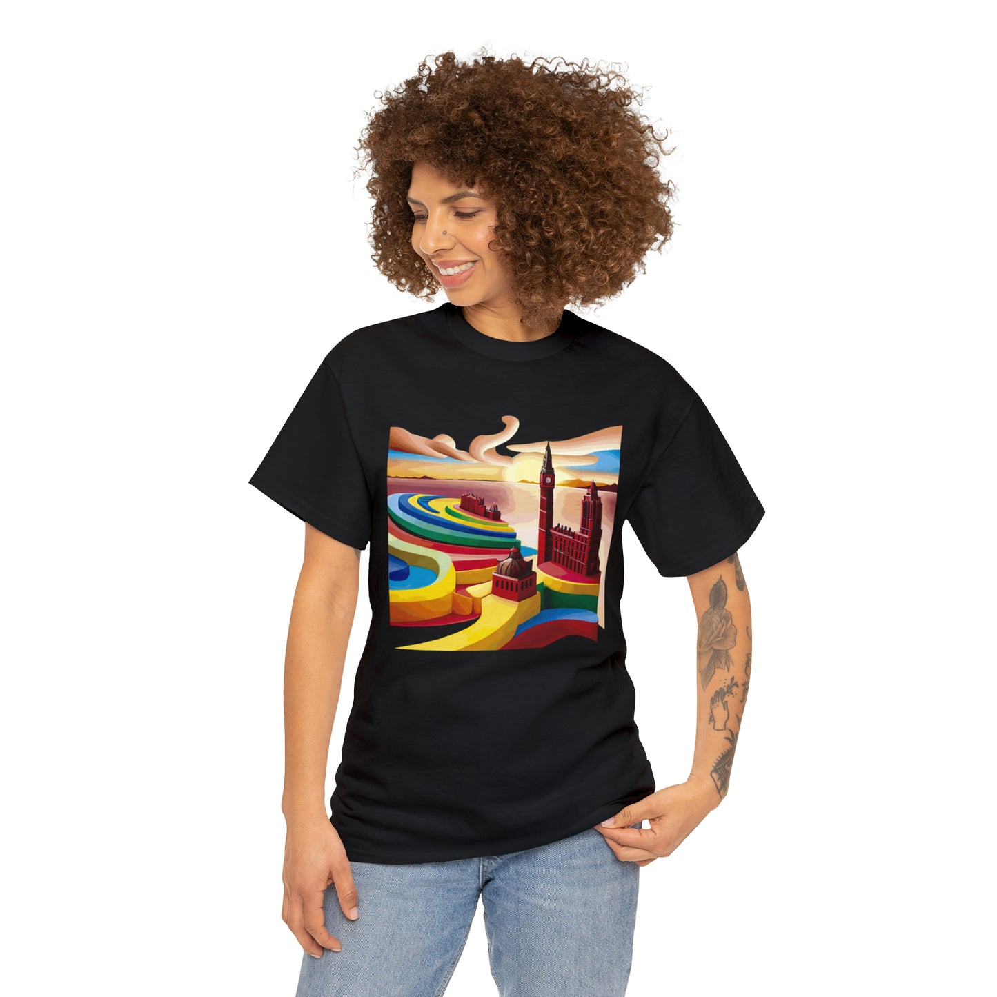 THREEp1 Unisex Heavy Cotton Tee