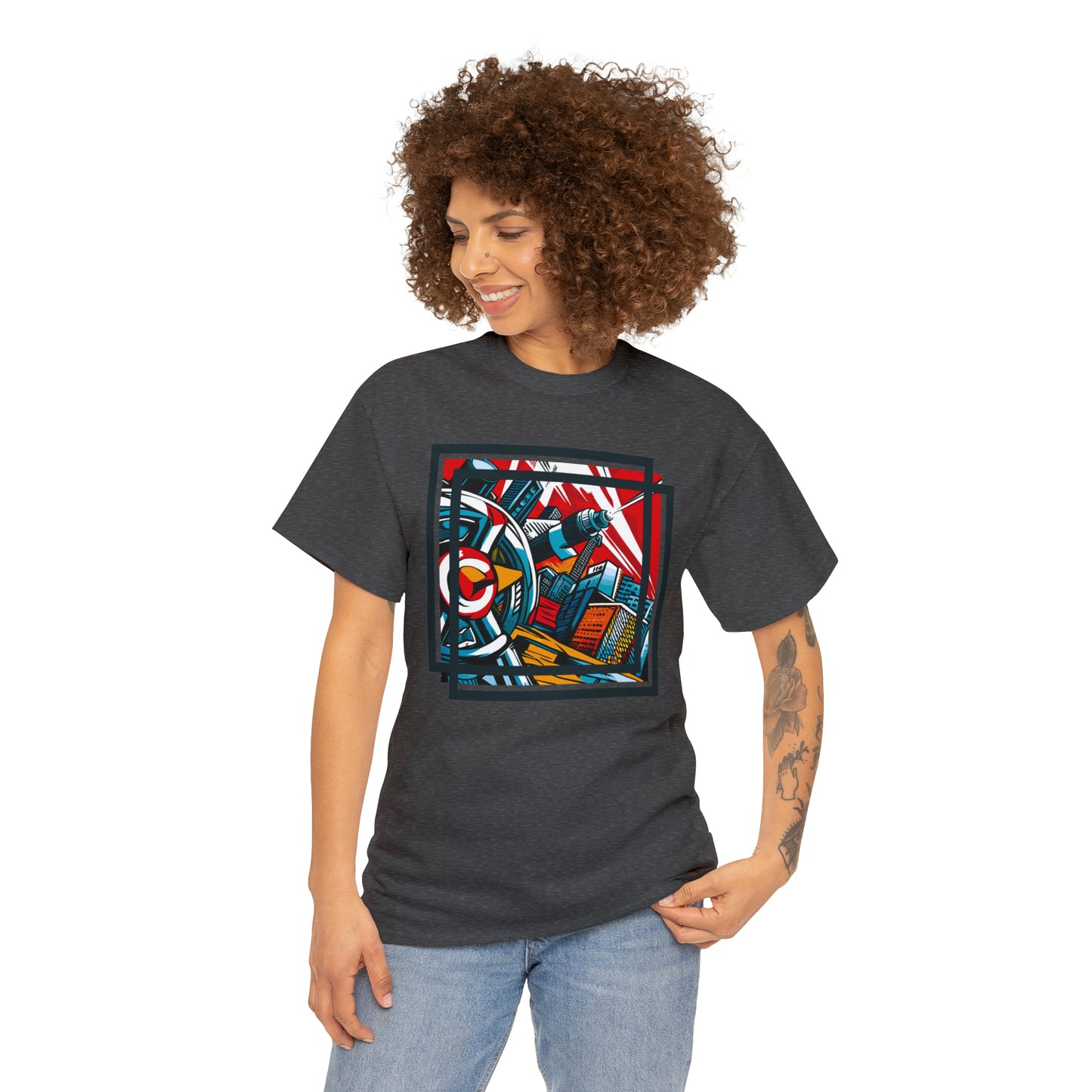 FORTY Unisex Heavy Cotton Tee